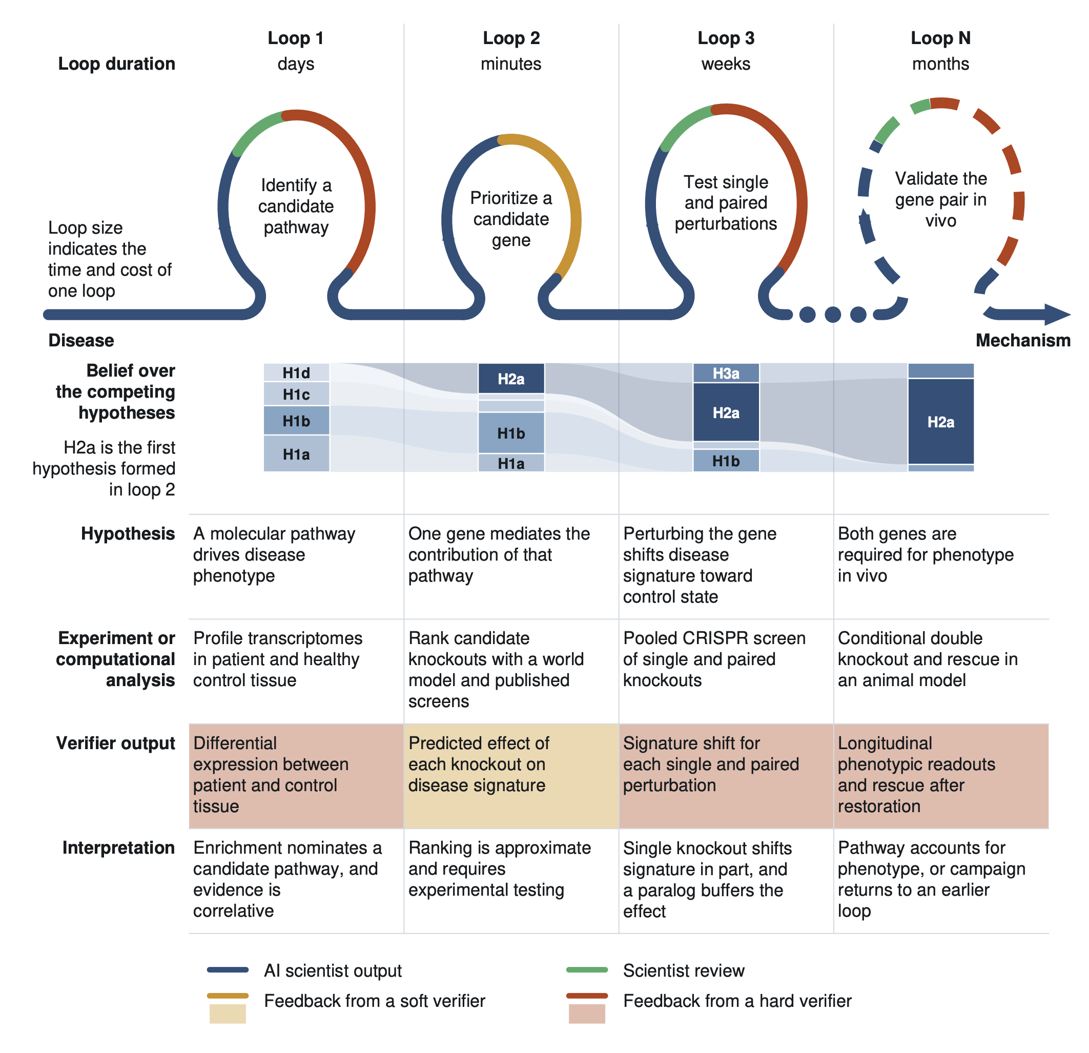 Closing the Loop in AI-Driven Biomedical Discovery